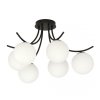 LAMPA SUFITOWA KULE SZKLANE DO POKOJU SALONU EMIBIG BOSTON 6 BLACK/OPAL