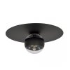 LAMPA SUFITOWA PLAFON CZARNY KULE SZKLANE EMIBIG SOLAR 1 BLACK/STRIPE