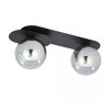 LAMPA SUFITOWA NOWOCZESNA PLAFON KULE SZKLANE EMIBIG PLAZA 2 BLACK/GRAFIT
