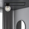 LAMPA SUFITOWA PLAFON CZARNY KLOSZ KULA EMIBIG IMAGO 1B BLACK/GRAFIT