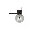 LAMPA SUFITOWA PLAFON CZARNY KLOSZ KULA EMIBIG IMAGO 1G BLACK/GRAFIT