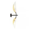 KINKIET CZARNY DEKORACYJNY EMIBIG VENE K2 WHITE/GOLD