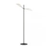 LAMPA PODŁOGOWA STOJĄCA DEKORACYJNA CZARNA EMIBIG VENE LP2 WHITE/GOLD
