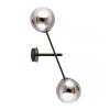 KINKIET SZKLANE KULE EMIBIG LINEAR K2 BLACK/GRAFIT