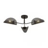 LAMPA SUFITOWA DO POKOJU SYPIALNI DEKORACYJNA EMIBIG GOMEZ 3 BLACK