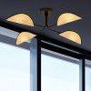 LAMPA SUFITOWA DO POKOJU SYPIALNI DEKORACYJNA EMIBIG GOMEZ 4 RATTAN