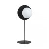 LAMPA STOŁOWA NOCNA KULA BIAŁA EMIBIG OSLO LN BLACK/OPAL