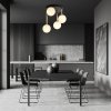 LAMPA SUFITOWA NOWOCZESNA KULE SZKLANE EMIBIG DOLCE 4 BL OPAL