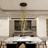 LAMPA WISZĄCA TUBA NAD STÓŁ BAR WYSPĘ DO KUCHNI JADALNI EMIBIG SELTER 17 PREMIUM GOLD  oprawa oświetleniowa