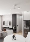 LAMPA SUFITOWA BIAŁA NOWOCZESNA DO SALONU SYPIALNI HALO 2 WHITE oprawa oświetleniowa