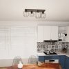 LAMPA SUFITOWA PLAFON CZARNY DRUCIANY NEST 4 BL oprawa oświetleniowa