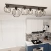 LAMPA SUFITOWA PLAFON CZARNY DRUCIANY NEST 6 BL oprawa oświetleniowa