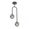 LAMPA WISZĄCA CZARNA NOWOCZESNA KULE ATRIA 2 BL GRAFIT oprawa oświetleniowa
