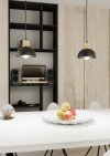 LAMPA WISZĄCA CZARNA NOWOCZESNA NAD STÓŁ EMIBIG SECO 1 BL oprawa oświetleniowa