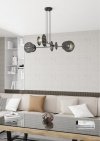 LAMPA WISZĄCA NOWOCZESNA EMIBIG XOTIC 4 BL oprawa oświetleniowa