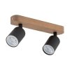 TK LIGHTING TOP WOOD BLACK LAMPA SUFITOWA 2 PŁ