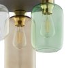 TK LIGHTING MARCO GREEN 3318 LAMPA SUFITOWA PLAFON Z KOLOROWYMI KLOSZAMI KOLOROWE KLOSZE