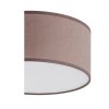 TK LIGHTING RONDO CAPPUCCINO 3336 LAMPA SUFITOWA PLAFON BRĄZOWY ABAŻUR 30CM