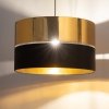 TK LIGHTING HILTON BLACK/GOLD 4346 LAMPA WISZĄCA CZARNO ZŁOTY ABAŻUR