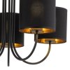 TK LIGHTING TORENS BLACK LAMPA SUFITOWA 5 PŁ