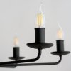 TK LIGHTING LIMAL 4613 LAMPA WISZĄCA ŻYRANDOL ŚWIECZNIKOWY CZARNY KLASYCZNY