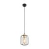 TK LIGHTING GALAXY NEW 4714 LAMPA WISZĄCA CZARNO ZŁOTA DRUCIANA METALOWA