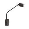 TK LIGHTING LOGAN BLACK KINKIET 1 PŁ