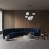 TK LIGHTING LAMPA ESME WHITE LAMPA WISZĄCA 5 PAJĄK