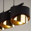 TK LIGHTING GRANT BLACK 4824 LAMPA WISZĄCA CZARNO ZŁOTA Z ABAŻURAMI