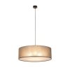 TK LIGHTING RONDO 4858 GRAFIT LAMPA WISZĄCA GRAFITOWY SZARY ABAŻUR 60CM