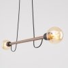 TK LIGHTING HELIX WOOD ORZECH LAMPA WISZACA 2 PŁ