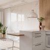 TK LIGHTING CAP BEIGE 5664 LAMPA WISZĄCA BEŻOWA METALOWA NAD STÓŁ Z DREWNEM