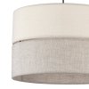 TK LIGHTING ECO 5772 LAMPA WISZĄCA Z ABAŻUREM NATUALNYM DREWNO BEŻOWO SZARA 38CM