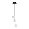 TK LIGHTING LAMPA NILOS BLACK / GOLD LAMPA WISZACA 3PŁ