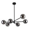 TK LIGHTING SARIUS BLACK/GRAPHITE 6236 LAMPA SUFITOWA CZARNA KLOSZE KULE GRAFITOWE