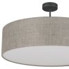 TK LIGHTING RONDO LINEN 6248 LAMPA SUFITOWA PLAFON LNIANY ABAŻUR 60CM NATURAL EKO
