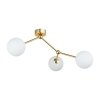 TK LIGHTING FAIRY GOLD 6471 LAMPA SUFITOWA PLAFON ZŁOTY BIAŁE SZKLANE KULE