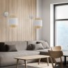 TK LIGHTING BOHO WHITE 6538 KINKIET BIAŁY Z BIAŁYM ABAŻUREM RATTAN NATURAL EKO