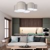 TK LIGHTING MONA NATURE LAMPA SUFITOWA 6593 PLAFON  W KOLORACH BEŻU NATURAL EKO