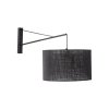 TK LIGHTING LAMPA GLORII BLACK KINKIET 1