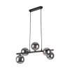 TK LIGHTING ESTERA BLACK 6707 LAMPA WISZĄCA CZARNA SZKLANE KLOSZE KULE GRAFITOWE