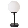 LIGHT PRESTIGE DORADO LP-002/1T S BK LAMPKA STOŁOWA NOCNA CZARNA KLOSZ KULA BIAŁA