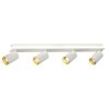 LAMPA SUFITOWA PLAFON SPOT REFLEKTORKI BIAŁE DO POKOJU KUCHNI  LED LIGHT PRESTIGE PARMA  LP-0612/4C WH