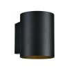 KINKIET METALOWY CZARNO ZŁOTY TUBA ŚWIECI GÓRA DÓŁ LIGHT PRESTIGE OREGON  LP-106/1W BK/GD