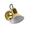KINKIET ZŁOTY Z WŁĄCZNIKIEM NOWOCZESNY METALOWY DO SYPIALNI SALONU  LP-1122/1W GD
