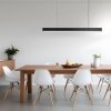Lampa wisząca Luci L LED CCT Tuya czarna LP-1401/1P L BK Smart