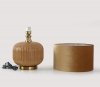 LAMPA STOŁOWA LAMPKA NOCNA SZKLANA ZŁOTA GLAMOUR DO SALONU NA KOMODĘ LIGHT PRESTIGE TAMIZA  LP-1515/1T small gold