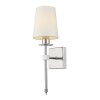 KINKIET KLASYCZNY CHROM Z ABAŻUREM DO SYPIALNI SALONU KLASYCZNY LIGHT PRESTIGE CASOLI chrom