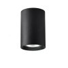 LAMPA NATYNOWA TUBA PLAFON SPOT CZARNY RINGIEM LIGHT PRESTIGE MANACOR LP-232/1D - 90 czarne