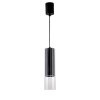 LAMPA WISZĄCA NAD STÓŁ BAR WYSPĘ STOLIK NOCNY CZARNA SZKLANY KLOSZ TUBA CYLINDRYCZNY LIGHT PRESTIGE MANACOR LP-232/1P BKLAMPA WISZĄCA NAD STÓŁ BAR WYSPĘ STOLIK NOCNY CZARNA SZKLANY KLOSZ TUBA CYLINDRYCZNY LIGHT PRESTIGE MANACOR LP-232/1P BK